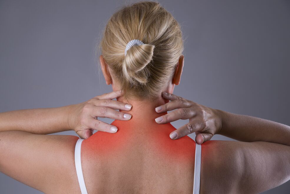 síntomas da osteocondrose cervical